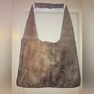 Bed|stu Handbag Tan Tye Dye Leather